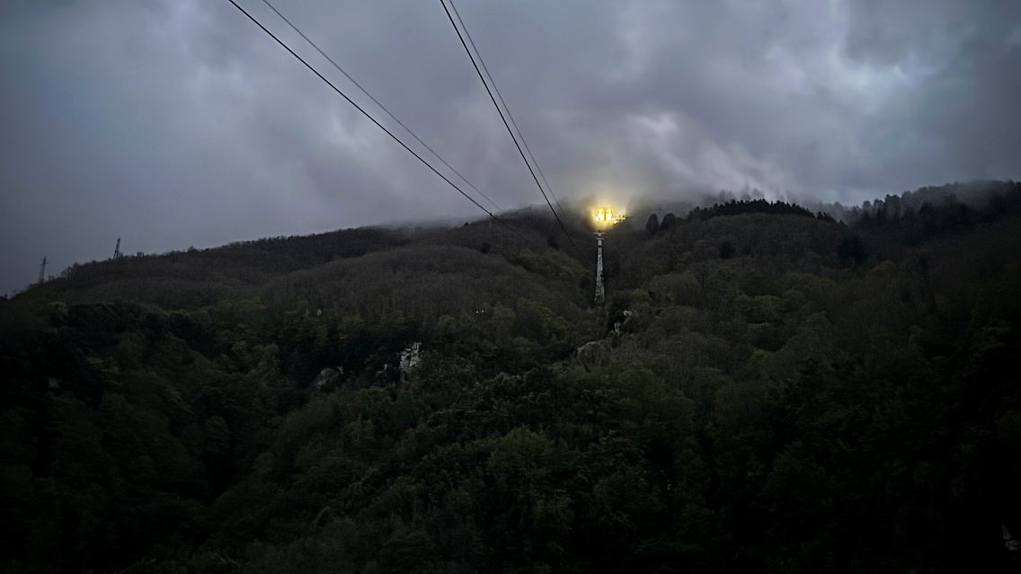 Die Sicht war an diesem Tag durch dichten Nebel nur schlecht.