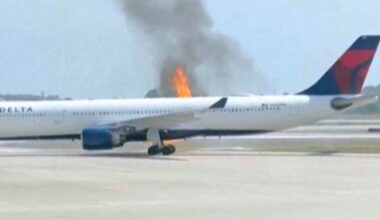 Flammen lodern aus Triebwerk: 282 Passagiere aus brennendem Airbus evakuiert