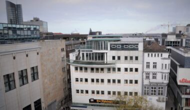 Über den Dächern von Dortmund: Das Penthouse thront über dem Alten Markt und hat eine 200 Quadratmeter große Dachterrasse.