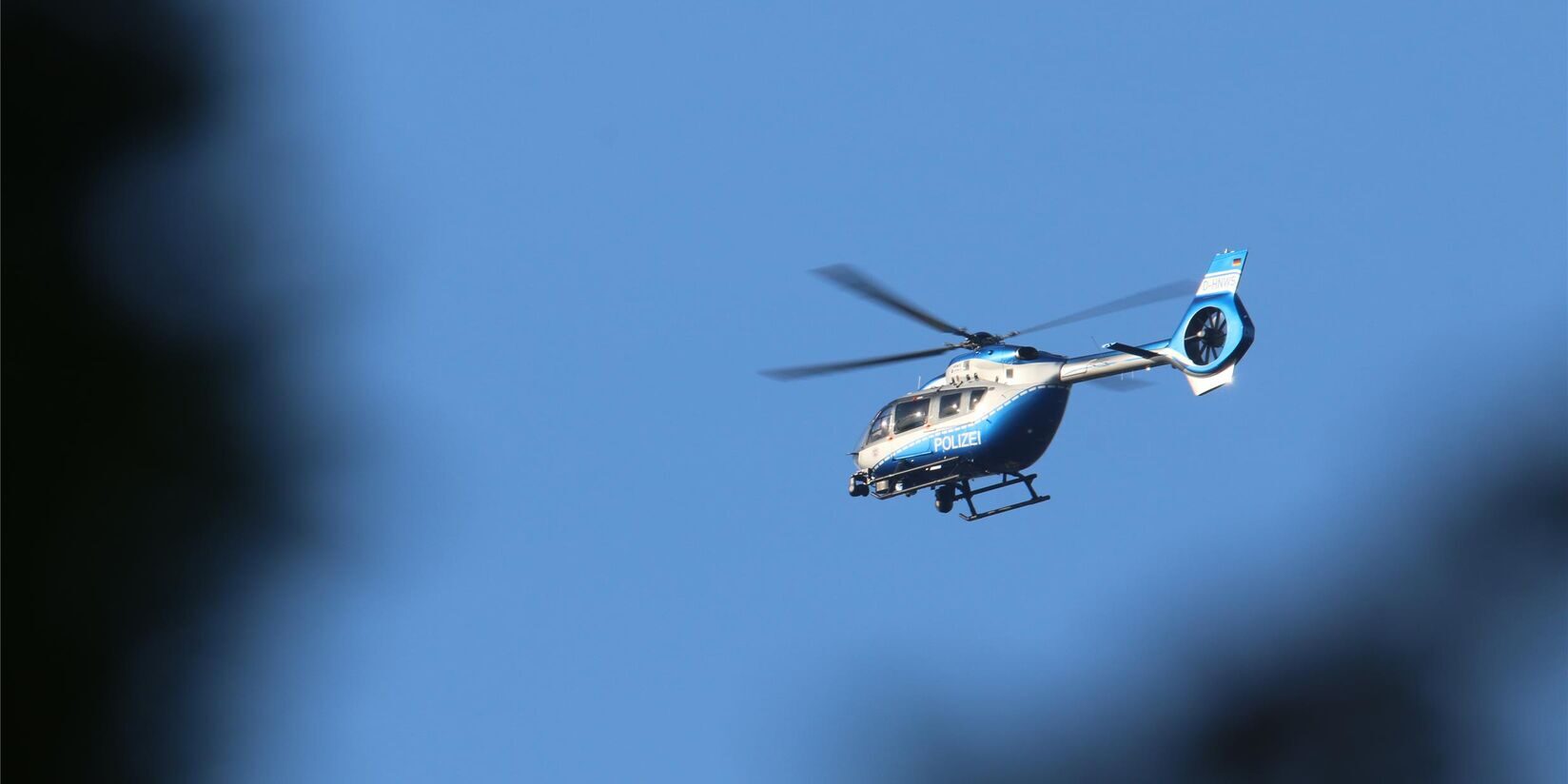 Polizeihubschrauber bei Unna und Holzwickede im Einsatz