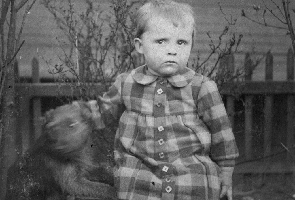 Dies ist das älteste existierende Foto von Willi Speicher. Der Eichlinghofer ist hier drei Jahre alt.