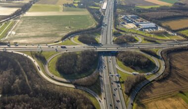 Baustelle zwischen A44 und A1