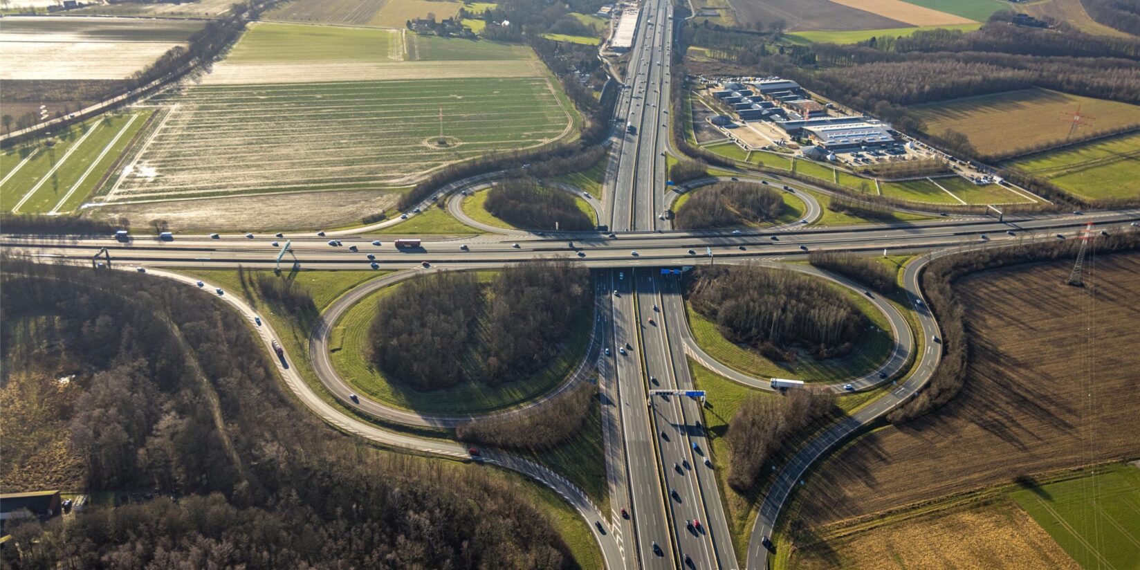 Baustelle zwischen A44 und A1