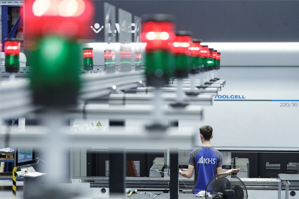 Die Automatisierung spielt bei KHS in Dortmund seit Jahren eine immer wichtigere Rolle.