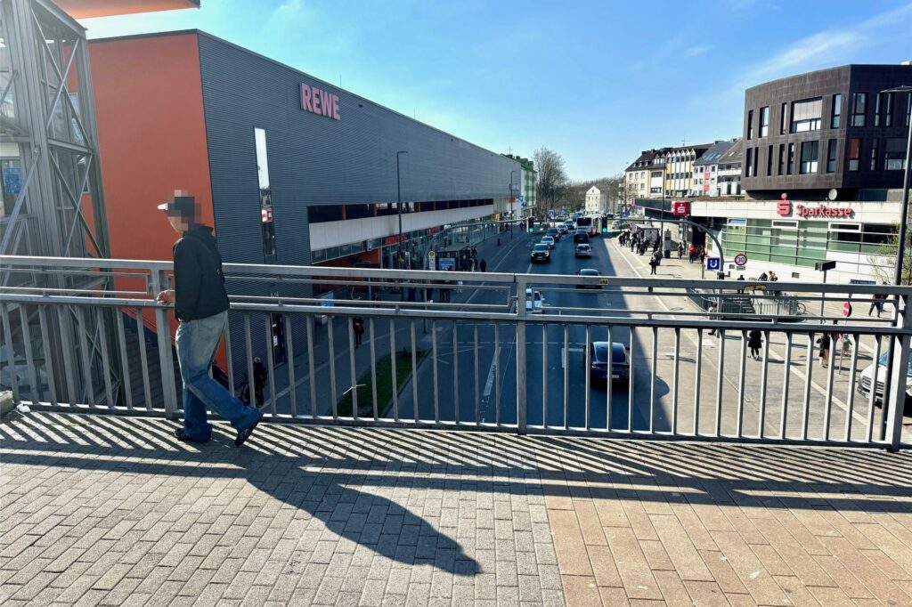 Blick auf den Hörder Bahnhof.