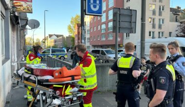 Frau am Dortmunder Hafen niedergeschlagen