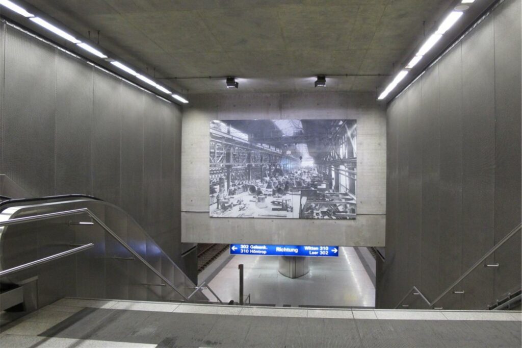 U-Bahnstation in Bochum.