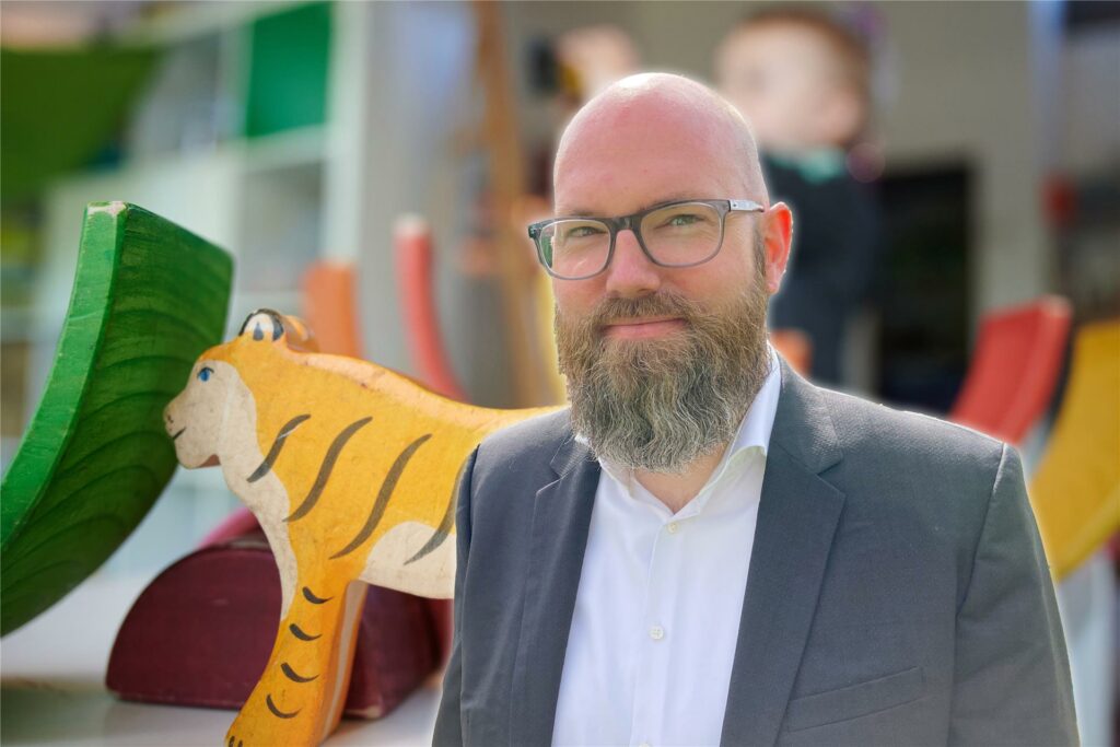 Daniel Kunstleben, Geschäftsführer des städtischen Kita-Betriebes Fabido.