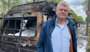 Bulli brennt auf B1 aus – Thomas Doehring unter Schock