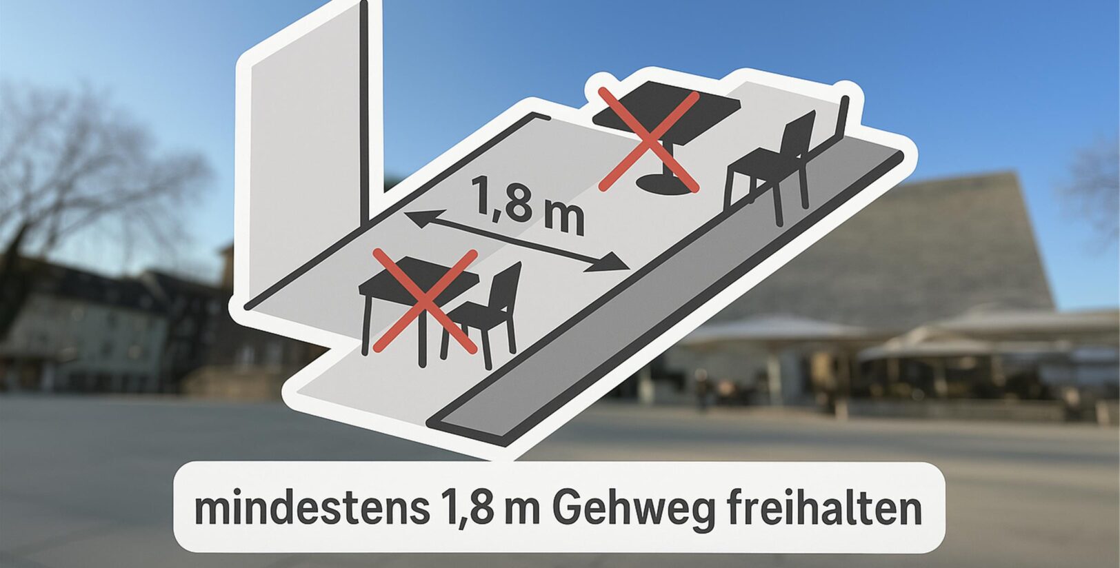 Holzwickede führt neue Gehweg-Regeln ein