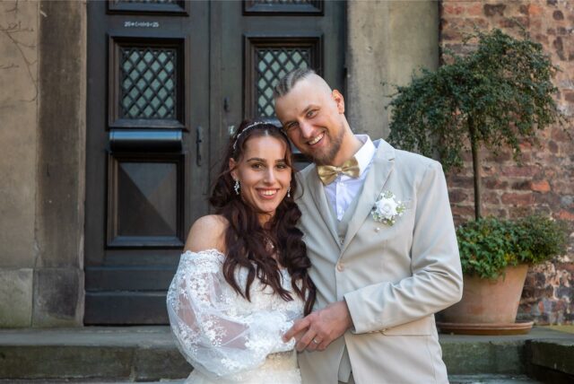 Teuta (geborene Ahmetaj) und Ben Ross haben sich das Ja-Wort gegeben.