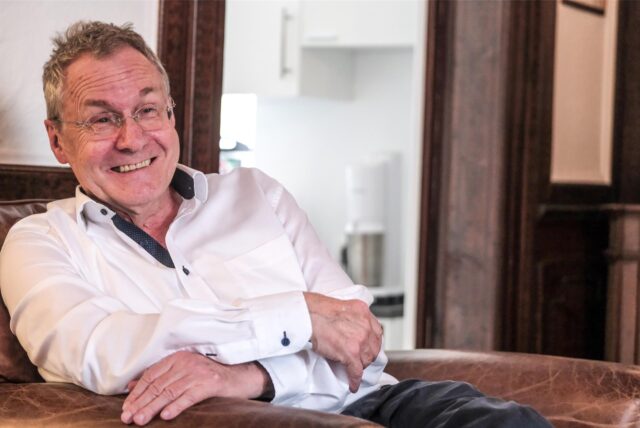 Dr. med. Thomas Cramer, Besitzer des Cramerschen Hauses an der Heilig-Geist-Straße.