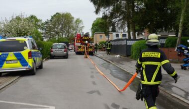 Elektroherd brannte in einem Keller in Kirchlinde