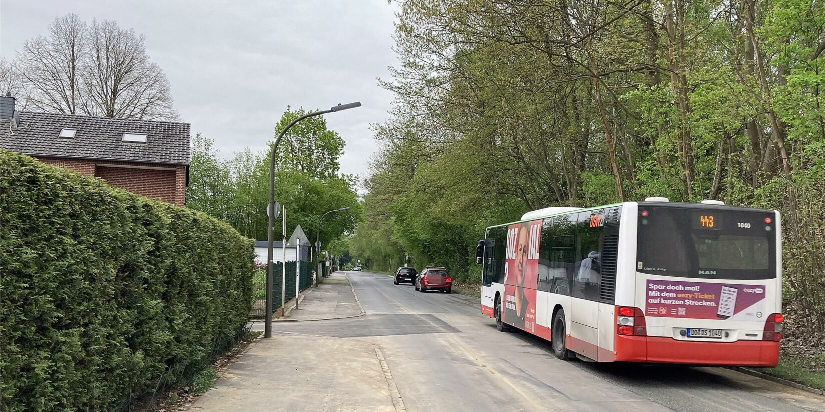 Der Hacheneyer Kirchweg in Hacheney ist wieder frei