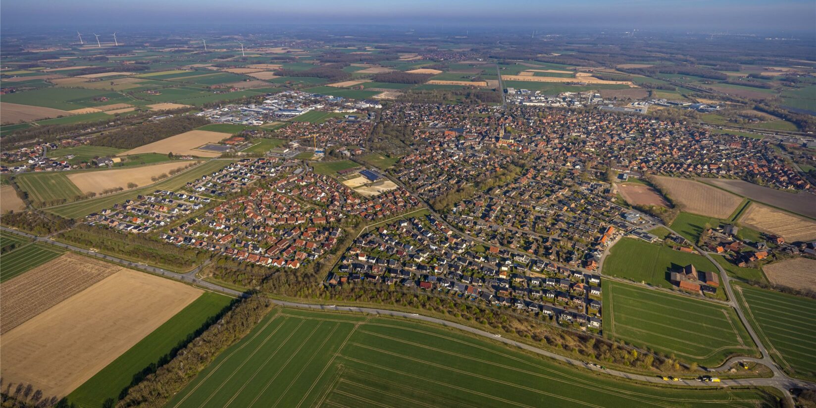 Wie setzt sich Ascheberg zusammen? Landwirtschaft, Industrie, Freizeit und Wohnareale