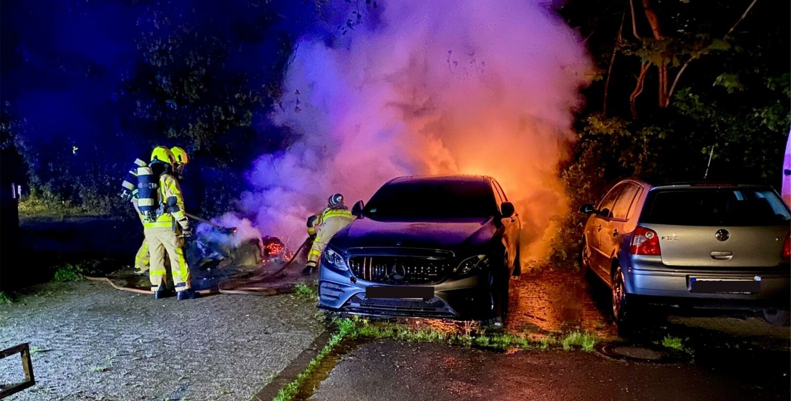 Flammen schlagen auf AMG über