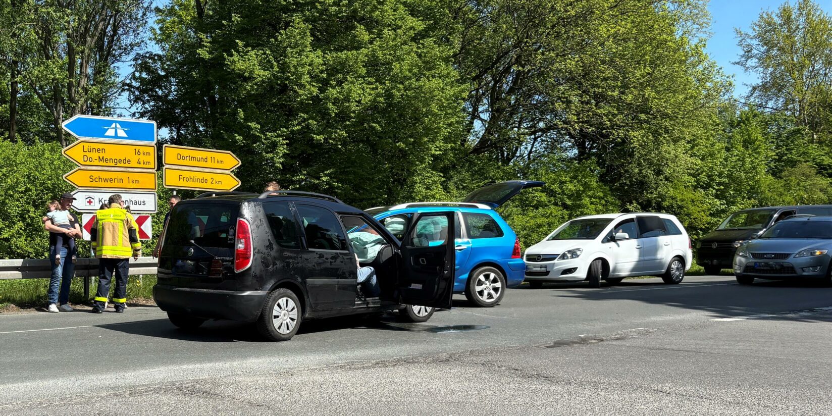 Zwei Kinder in Verkehrsunfall verwickelt