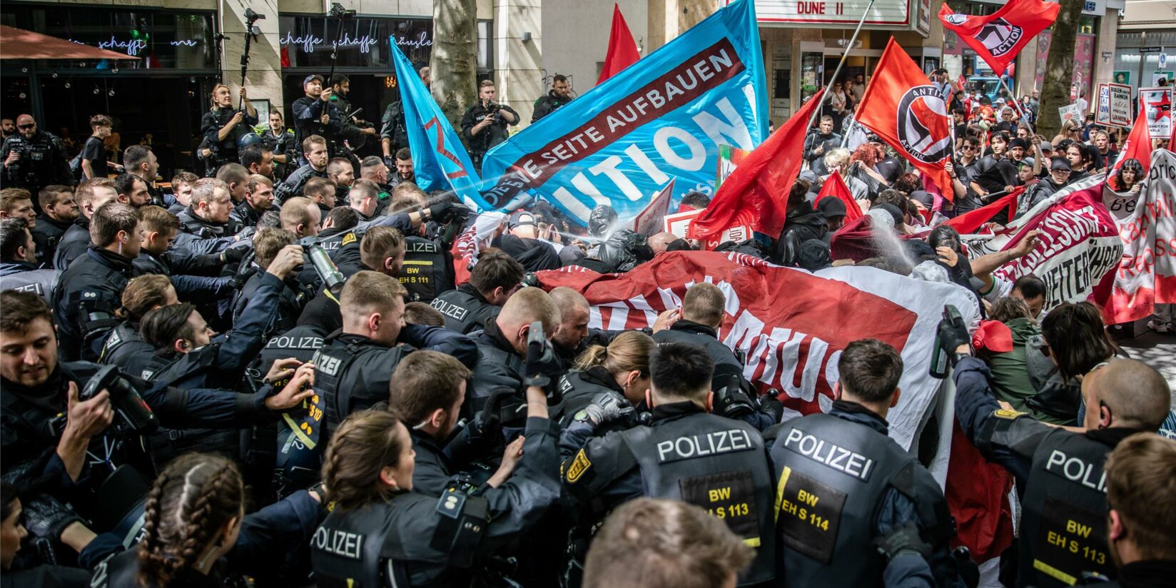 1. Mai: Linksautonome, Nazi-Aufmärsche und Gewerkschaftsdemos