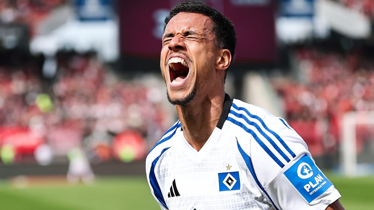 HSV: Glatzel löst wildesten Jubel der Saison aus – Tor wurde ihm versprochen - BILD