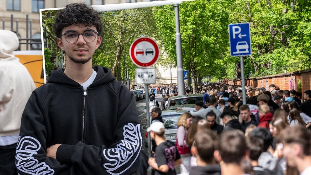 Drei Tage Schlange stehen für Pulli von Influencer Achraf Ait Bouzalim | Regional