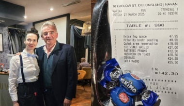Michael O'Leary: Ryanair-Chef bekommt Rechnung für Extra-Beinfreiheit - im Restaurant