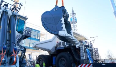 Bagger, Kran und Riesenraupe: Die Bauma eröffnet in München