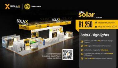 SolaX Power auf der EES/INTERSOLAR Europe 2025
