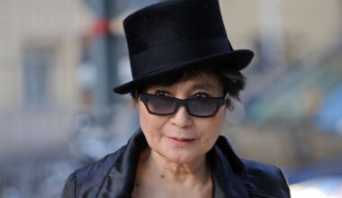 Das Thema von Yoko Ono ist der Frieden.
