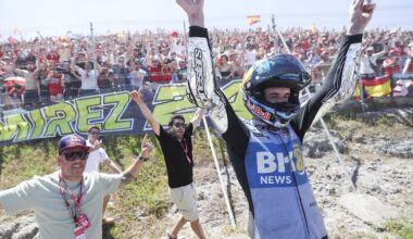 Überglücklich und fassungslos: Alex Marquez