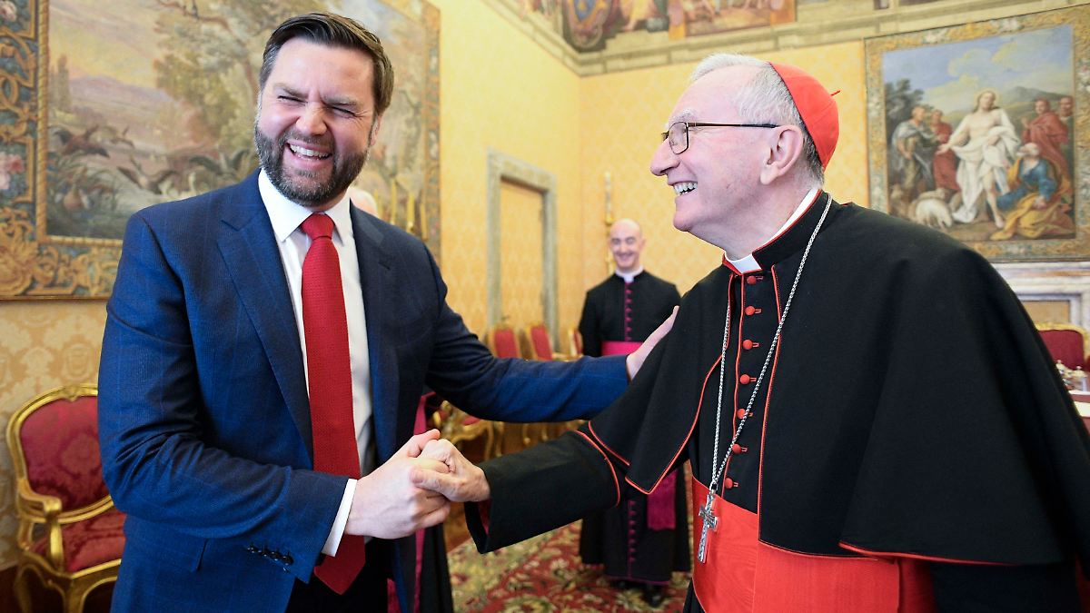 Lob und Mahnung: Papst Franziskus lässt Vance vom Vize empfangen