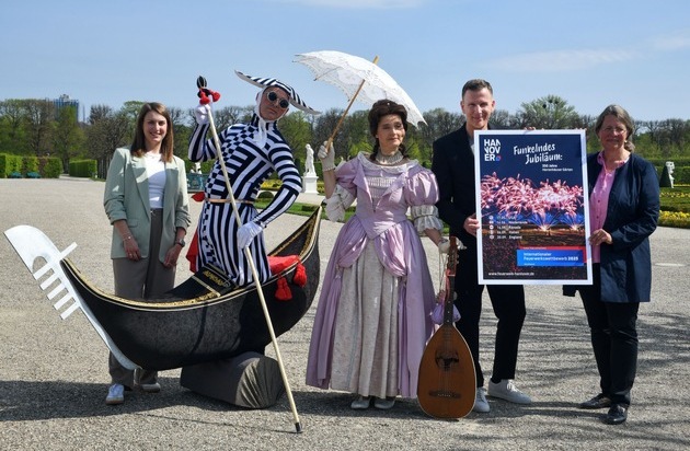Unter dem Motto "Funkelndes Jubiläum, 350 Jahre Herrenhäuser Gärten" startet der ...