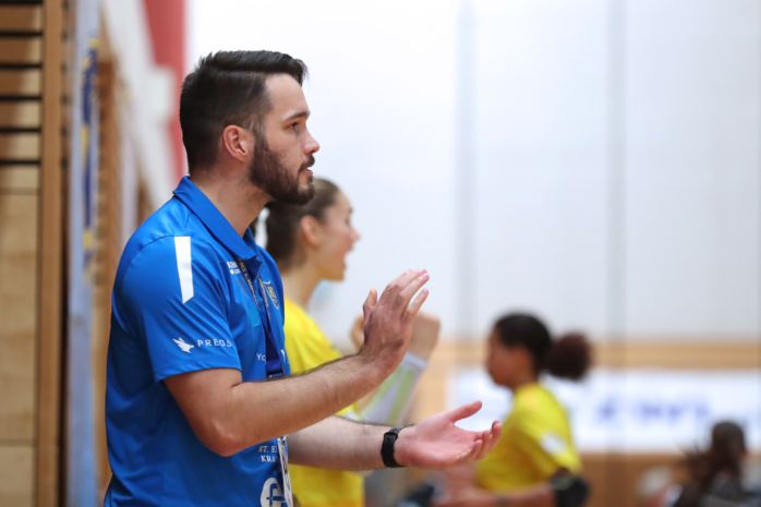 Trainer Erik Töpfer (HC Leipzig). Foto: Jan Kaefer