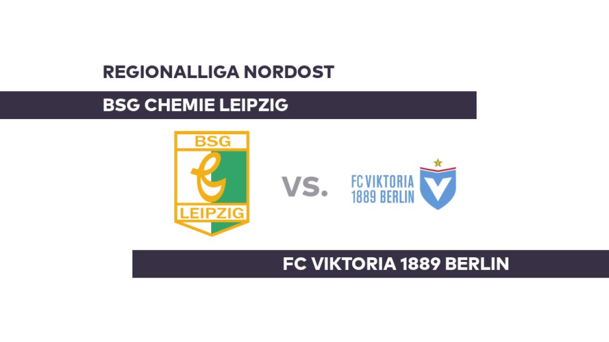 BSG Chemie Leipzig - FC Viktoria 1889 Berlin: Gelingt Leipzig die Trendwende? - Regionalliga Nordost
