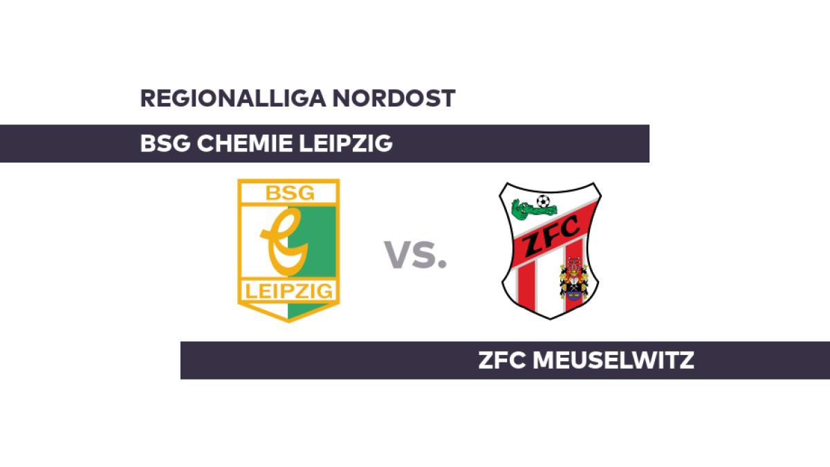 BSG Chemie Leipzig - ZFC Meuselwitz: Leipzig rettet einen Punkt - Regionalliga Nordost