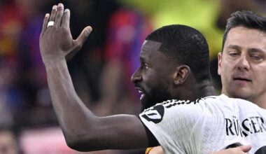 Fußball: Drei Rote für Real Madrid – Antonio Rüdiger rastet gegen den FC Barcelona aus