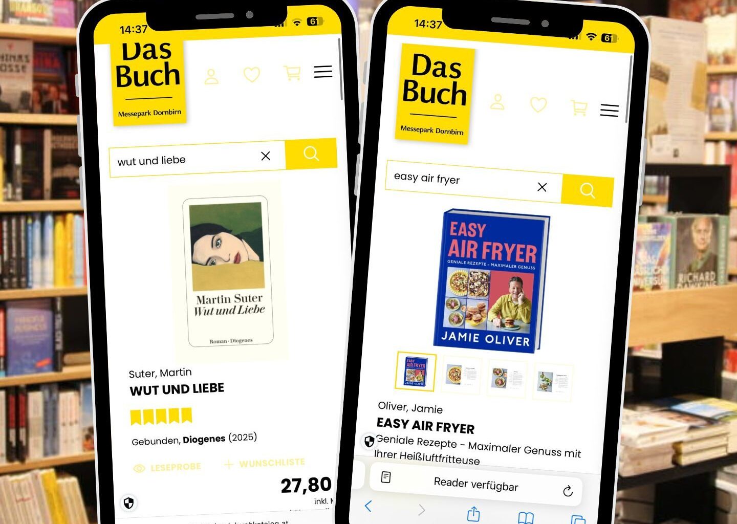 Aktuelle Bestseller bei 'Das Buch'