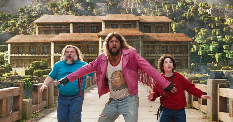 Jack Black und Jason Momoa spielen die Hauptrollen in Ein Minecraft Film (Abbildung: Warner Bros.)