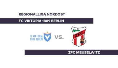FC Viktoria 1889 Berlin - ZFC Meuselwitz: Viktoria Berlin und Meuselwitz trennen sich unentschieden - Regionalliga Nordost
