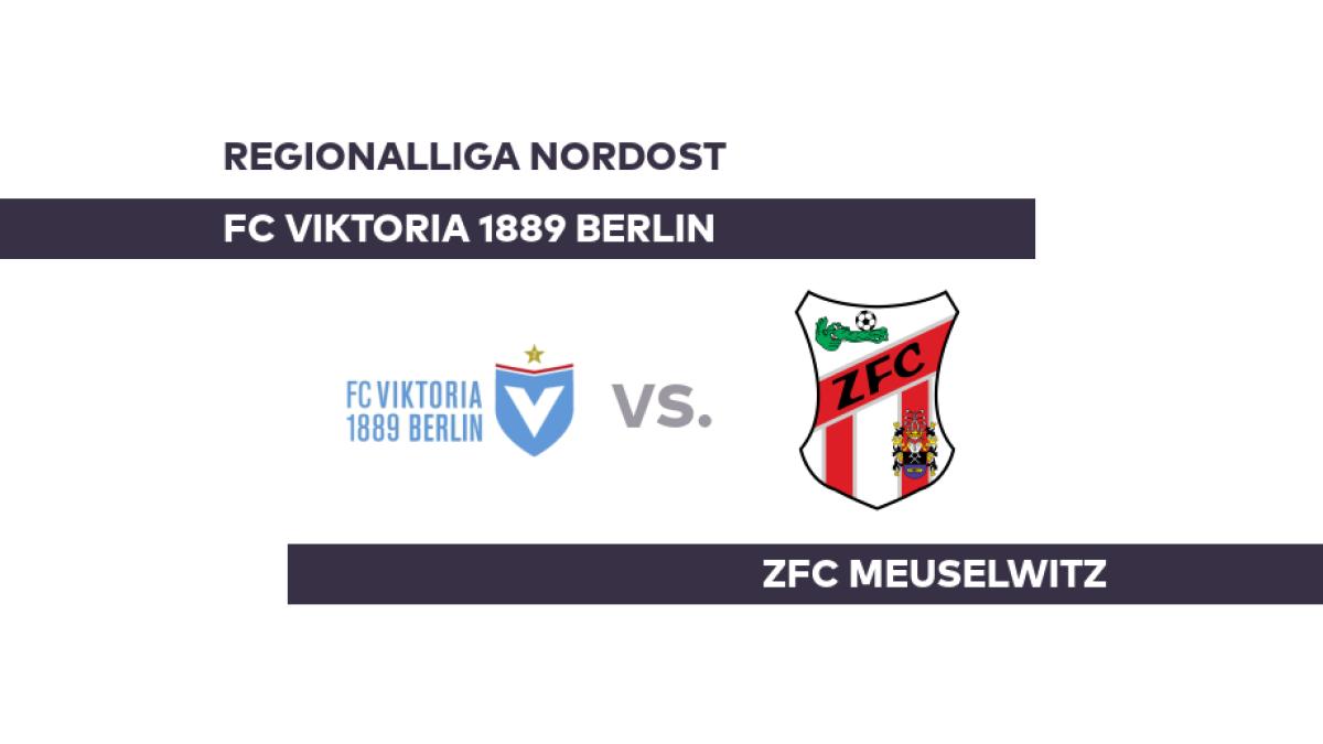 FC Viktoria 1889 Berlin - ZFC Meuselwitz: Viktoria Berlin und Meuselwitz trennen sich unentschieden - Regionalliga Nordost
