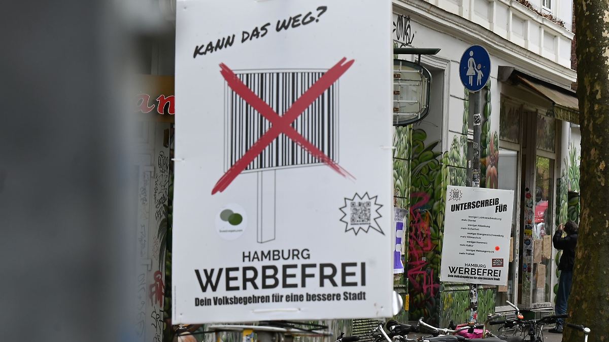 Hamburg & Schleswig-Holstein: "Hamburg Werbefrei" sammelt Unterschriften für Volksbegehren