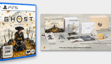 In der Collector's Edition von Ghost of Yotei ist 'nur' ein Download-Code enthalten - nicht aber das Spiel auf Disc (Abbildungen: Sony Interactive)