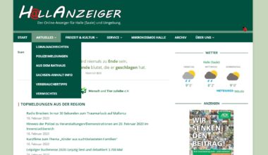 H@llAnzeiger - Halle (Saale) - Veranstaltungen - Termine - Kalender - Kultur