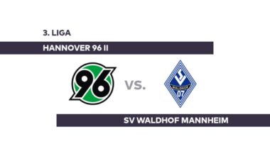 Hannover 96 II - SV Waldhof Mannheim: Bloß nicht verlieren - 3. Liga