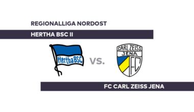 Hertha BSC II - FC Carl Zeiss Jena: Souveräner Erfolg bei Berlin - Regionalliga Nordost