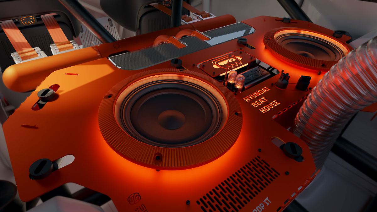 Dezent sieht anders aus: Hyundai Insteroid - von Videospielen inspirierte Designstudie