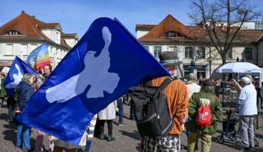 Berlin & Brandenburg: Erster Ostermarsch - Demonstration für Frieden in Potsdam