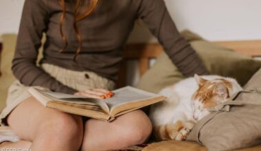 Einer Katze wird vorgelesen