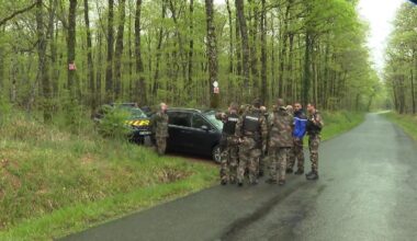 Die französische Polizei sucht nach der Joggerin.