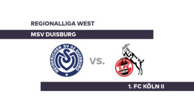 MSV Duisburg - 1. FC Köln II: Zehn Partien ohne Niederlage: Duisburg setzt Erfolgsserie fort - Regionalliga West
