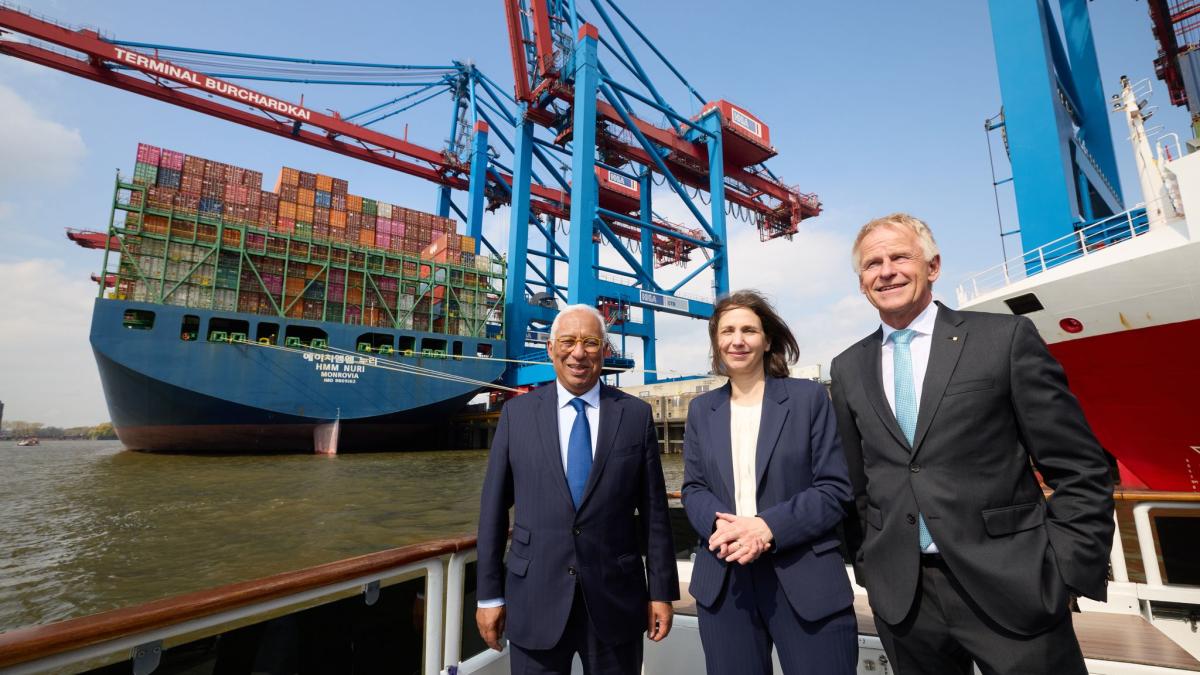 EU-Ratspräsident Costa in Hamburg - WELT
